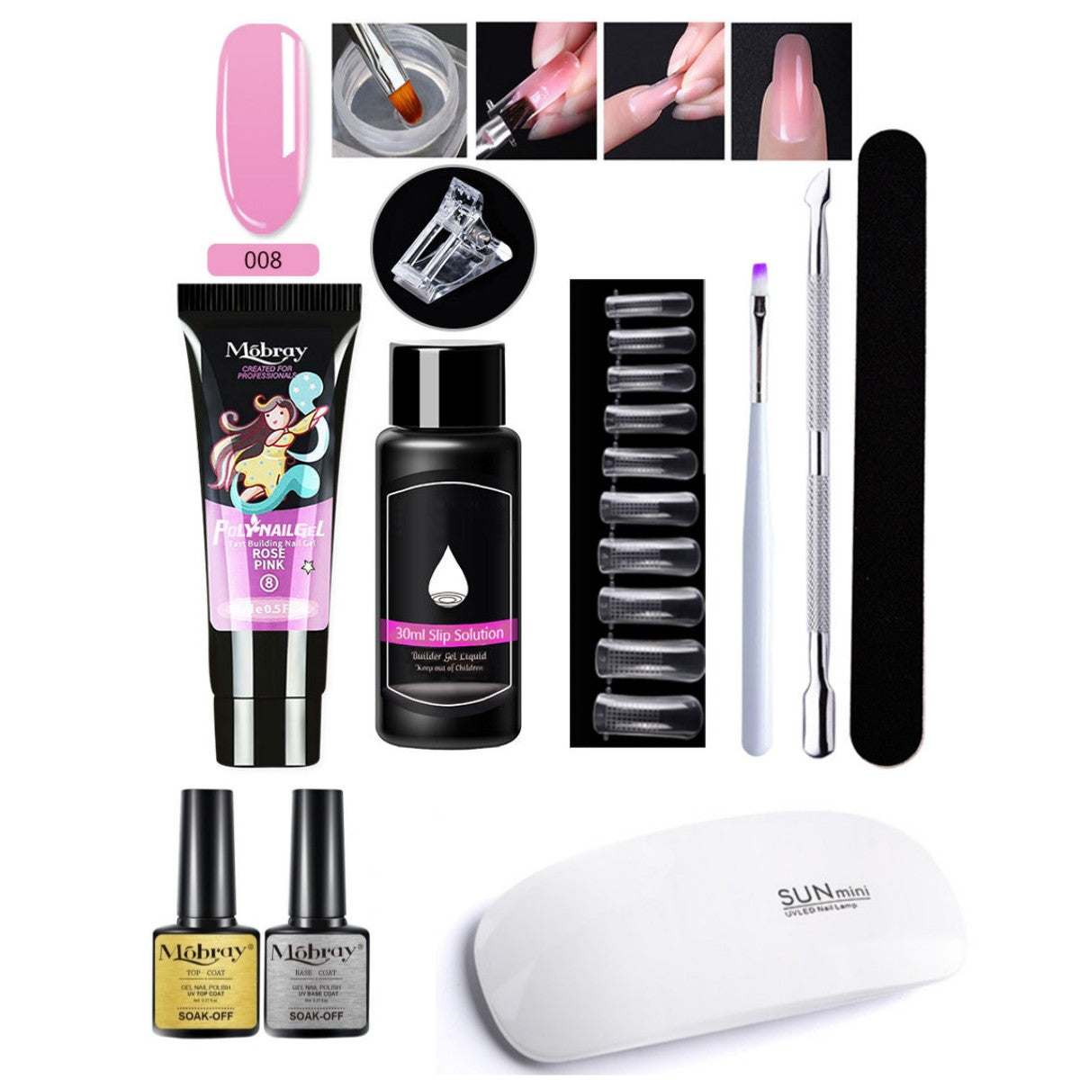 Nail Art Crystal Extender Set