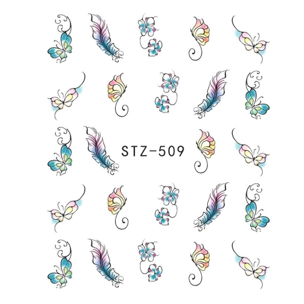 Nail Art Sticker Sheets