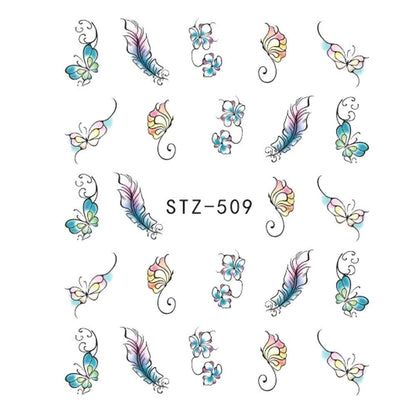 Nail Art Sticker Sheets