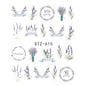 Nail Art Sticker Sheets