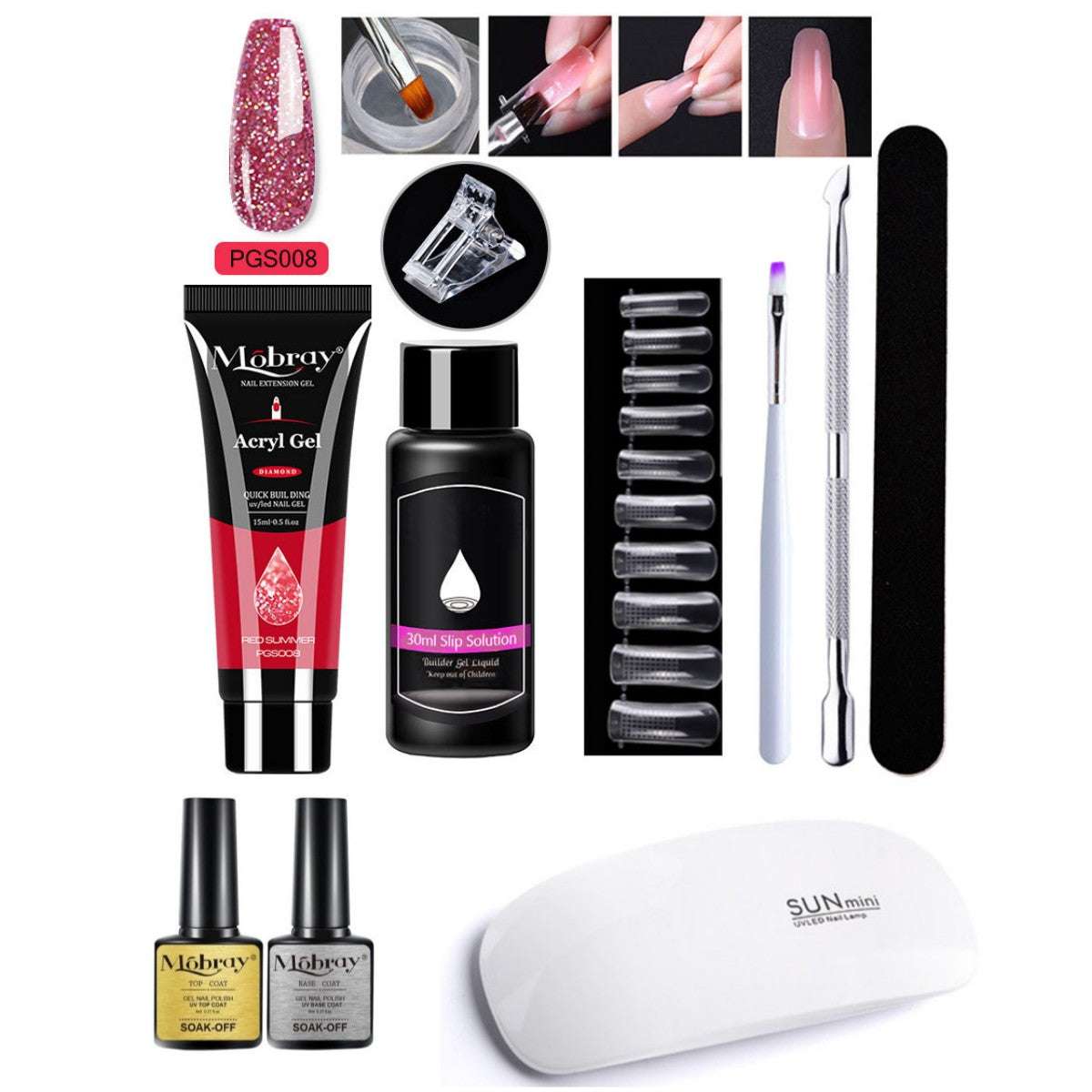 Nail Art Crystal Extender Set