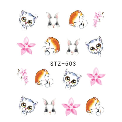 Nail Art Sticker Sheets