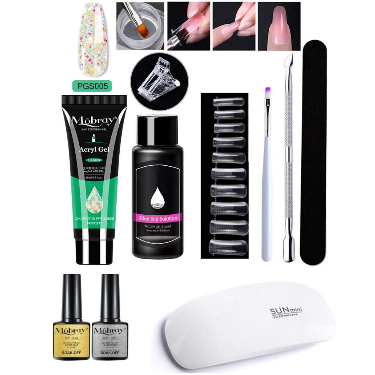 Nail Art Crystal Extender Set