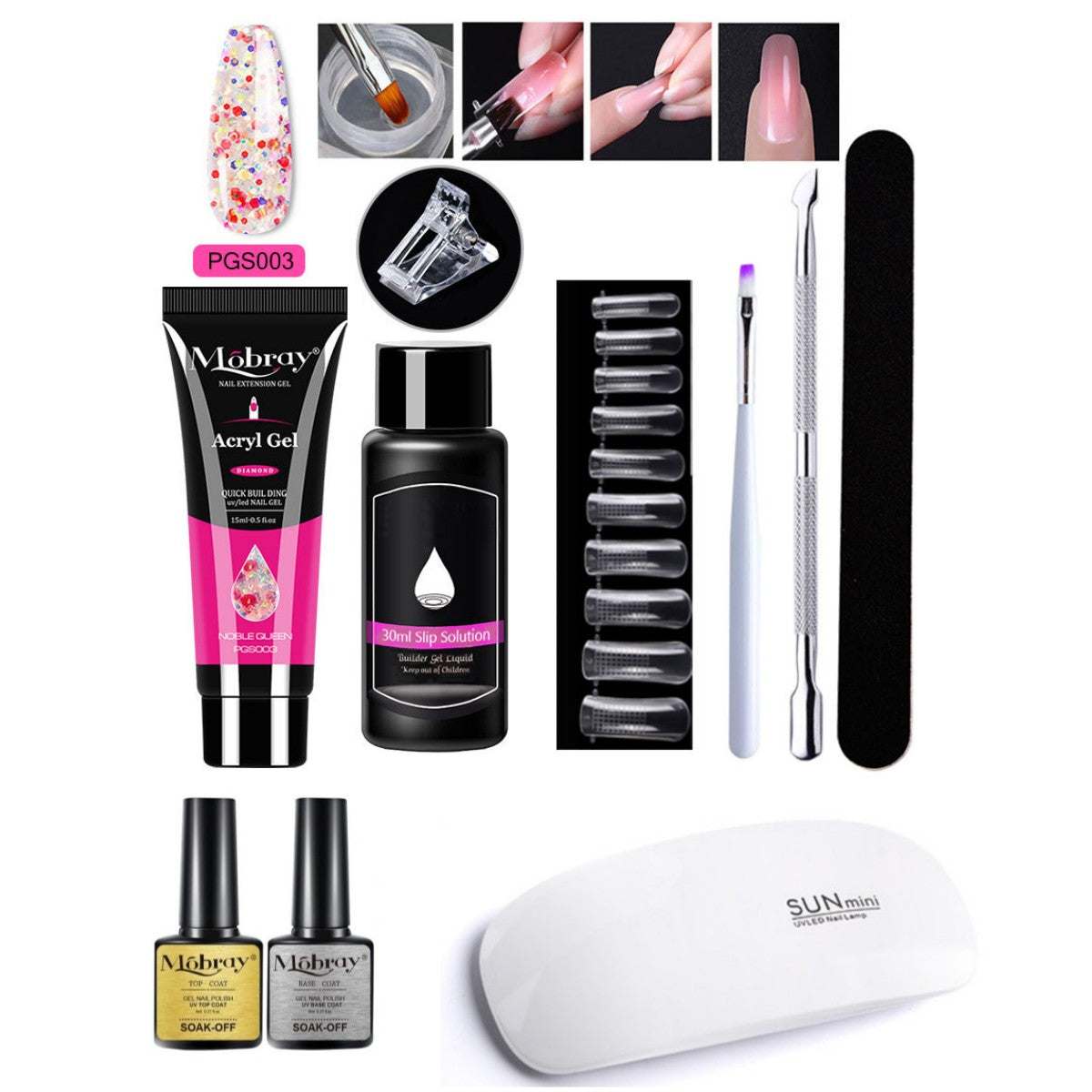 Nail Art Crystal Extender Set