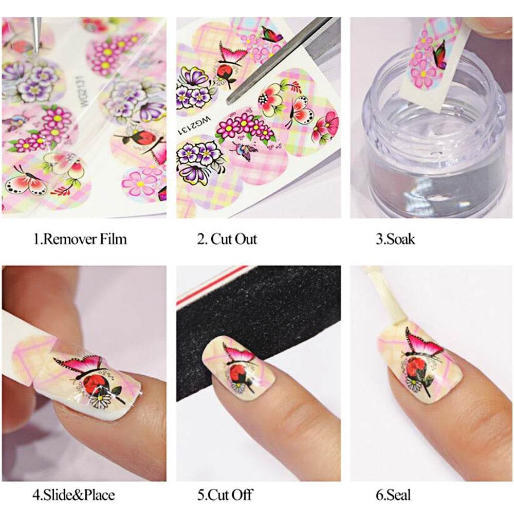 Nail Art Sticker Sheets